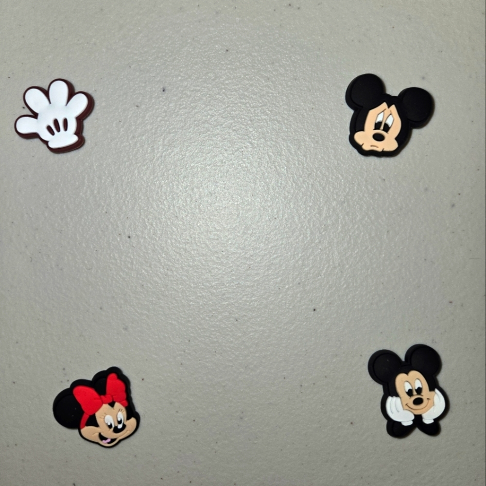 Mickey and Minnie Shoe Charms